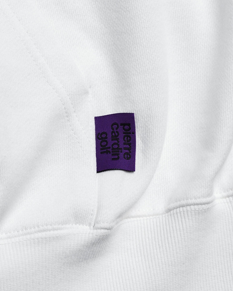 pierre cardin golf logodesign fire hoodie | WHITE