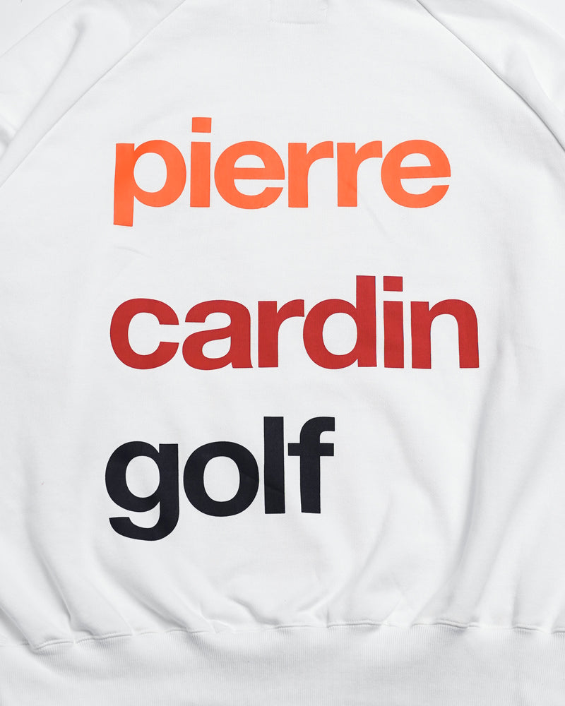 pierre cardin golf logodesign fire hoodie | WHITE