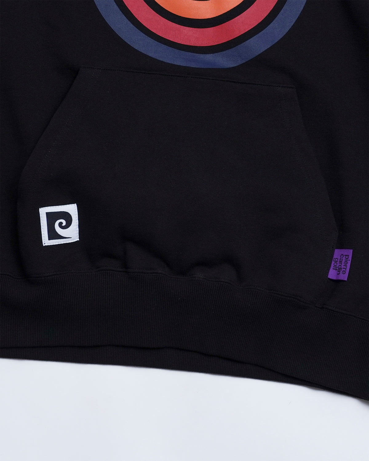 pierre cardin golf logodesign fire hoodie | BLACK