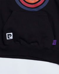 logodesign fire hoodie | BLACK