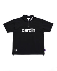 logodesignshort sleeve zippolo | BLACK × WHITE