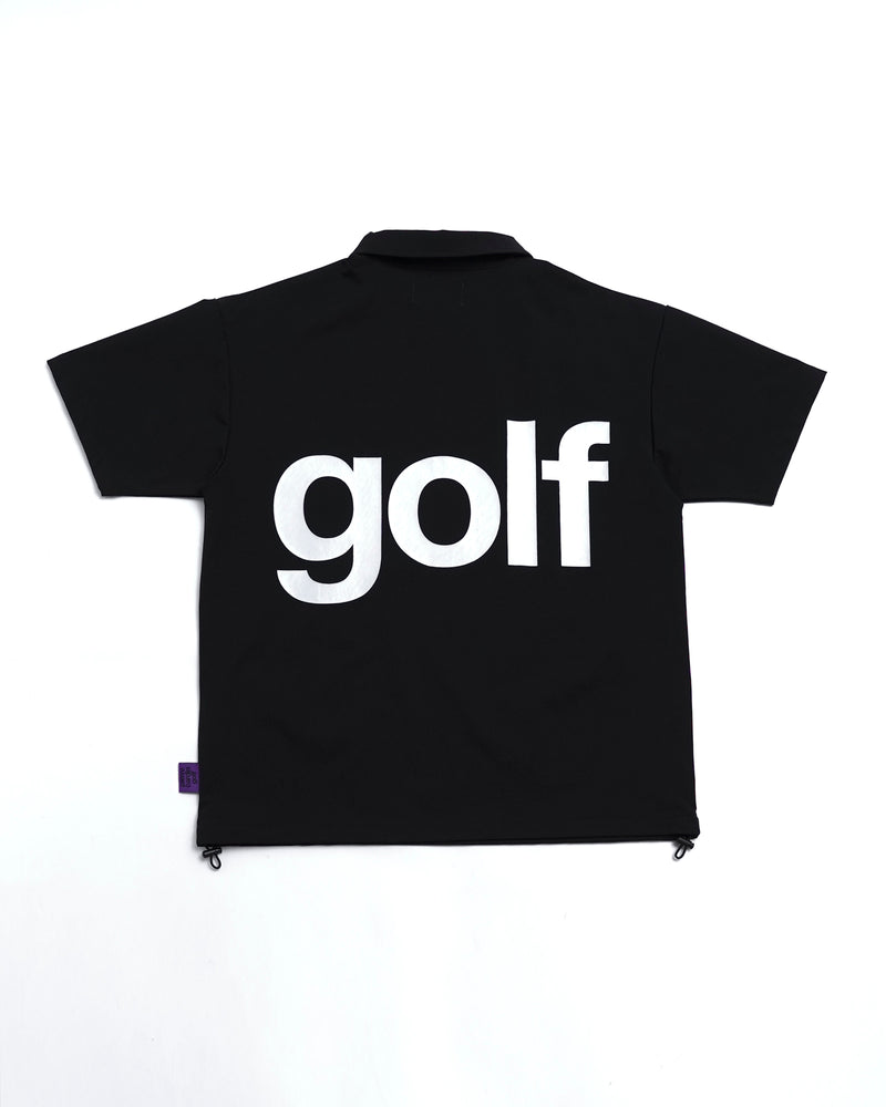pierre cardin golf logodesignshort sleeve zippolo | BLACK × WHITE
