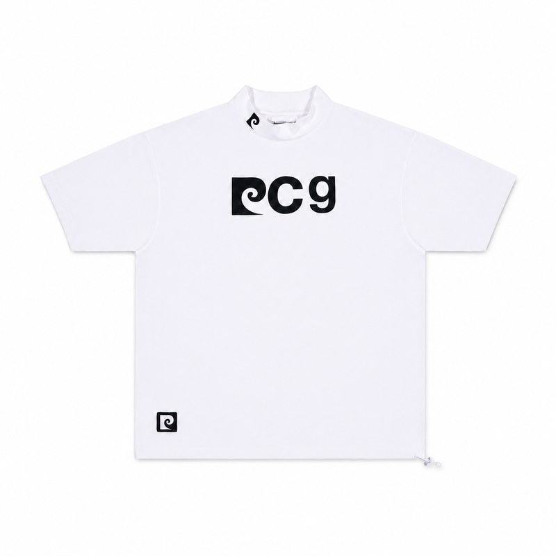 pierre cardin golf graphic P short sleeve mock-neck｜pierre cardin