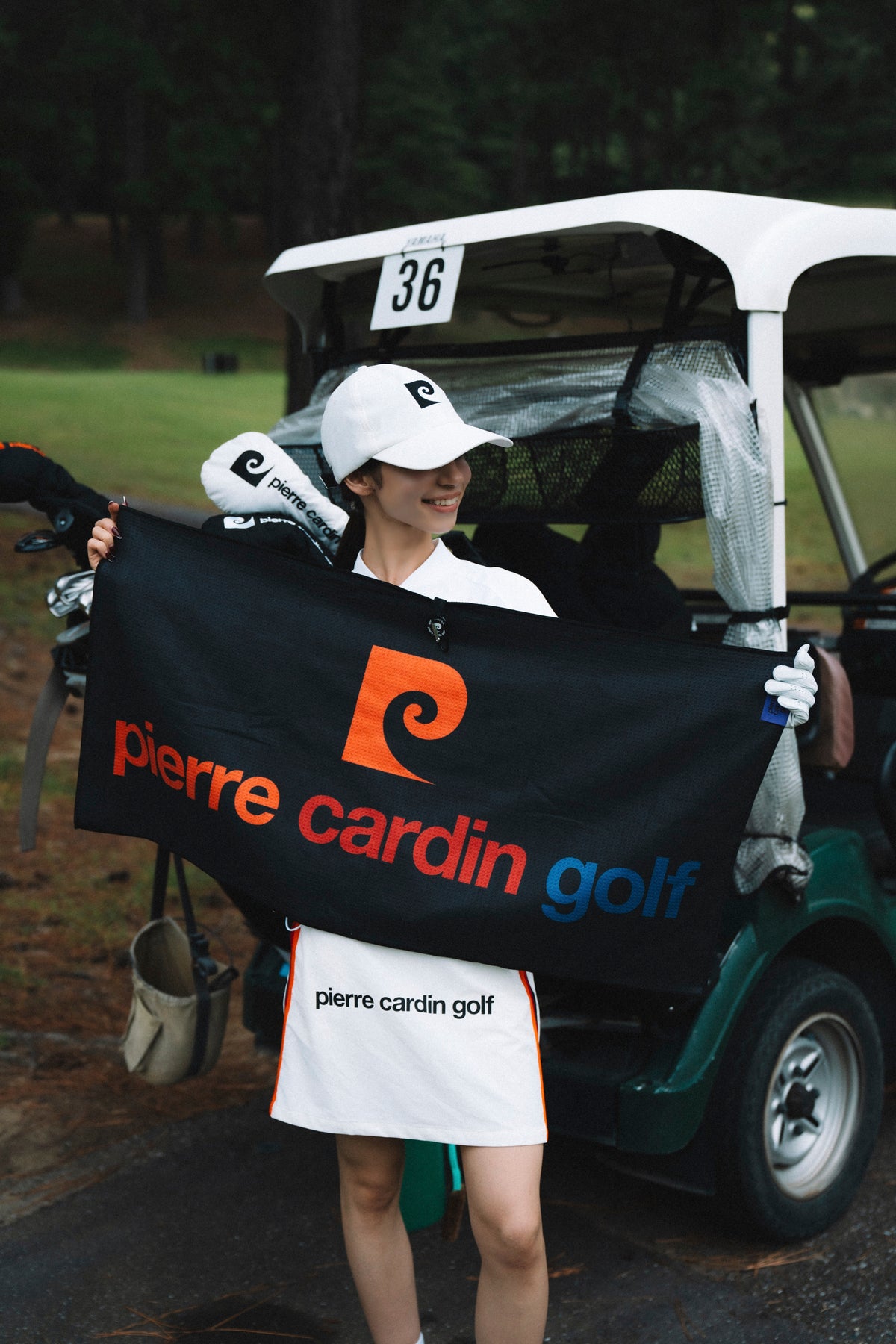 logo design towel｜BLACK × MULTI - model