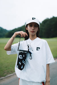 P logo ice pack｜BLACK - model