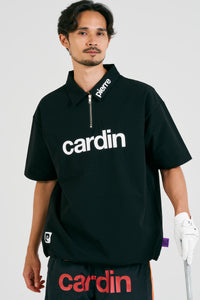 logodesignshort sleeve zippolo | BLACK × WHITE