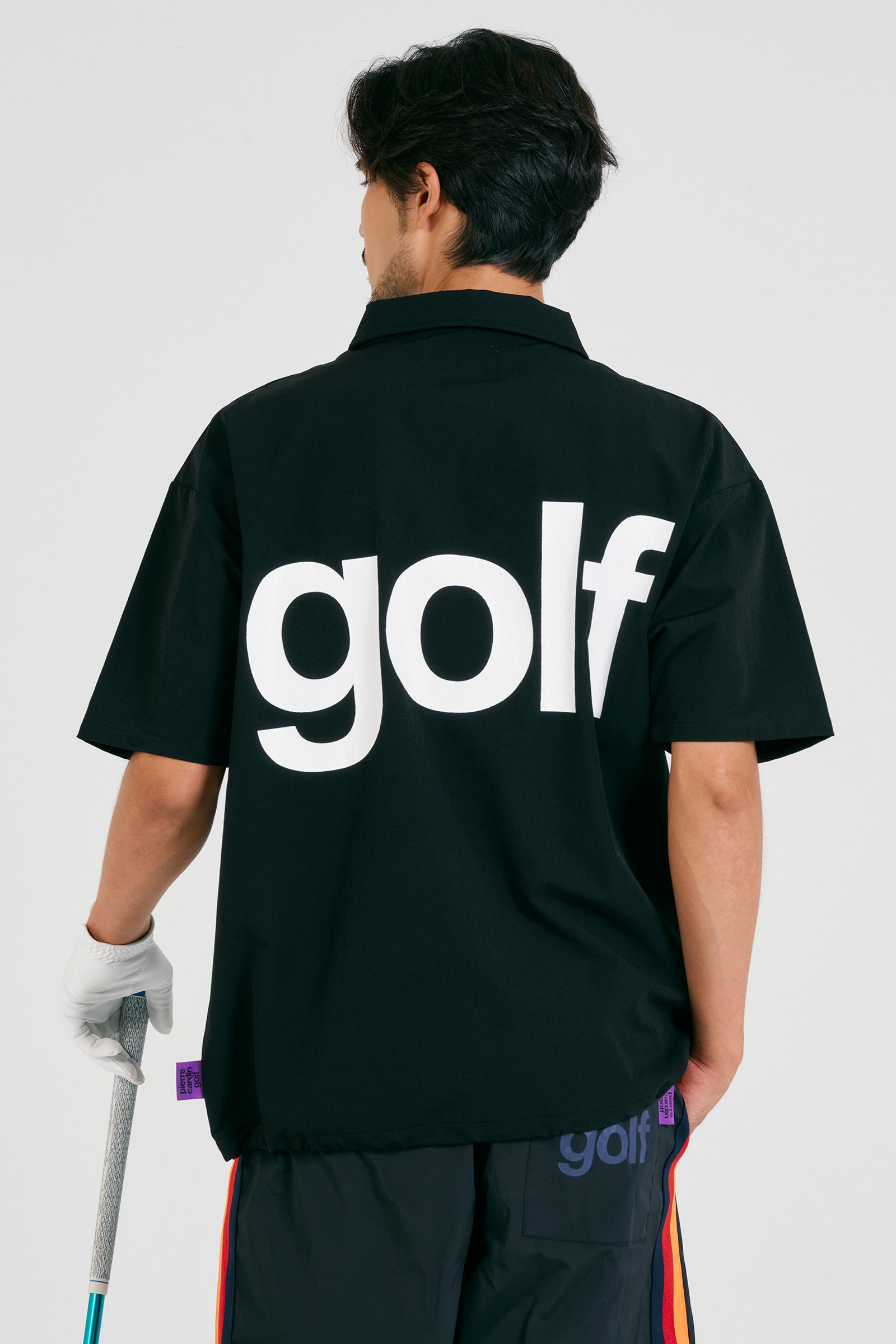 logodesignshort sleeve zippolo | BLACK × WHITE