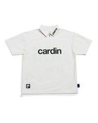 logodesignshort sleeve zippolo | WHITE × BLACK
