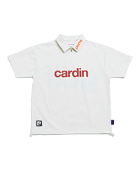 logodesignshort sleeve zippolo | WHITE × MULTI