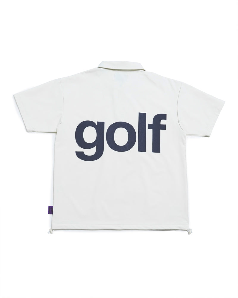 pierre cardin golf logodesignshort sleeve zippolo | WHITE × MULTI