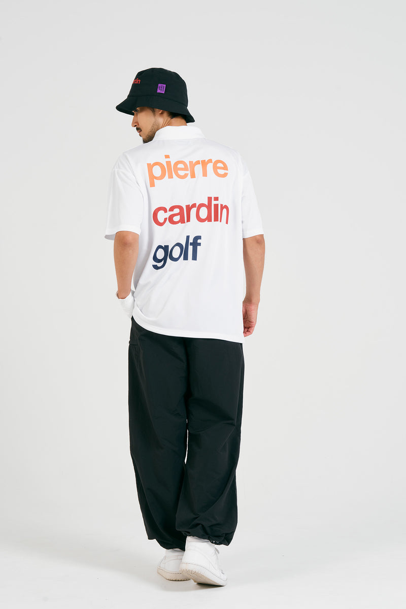 pierre cardin golf logodesign short sleeve polo | WHITE × MULTI