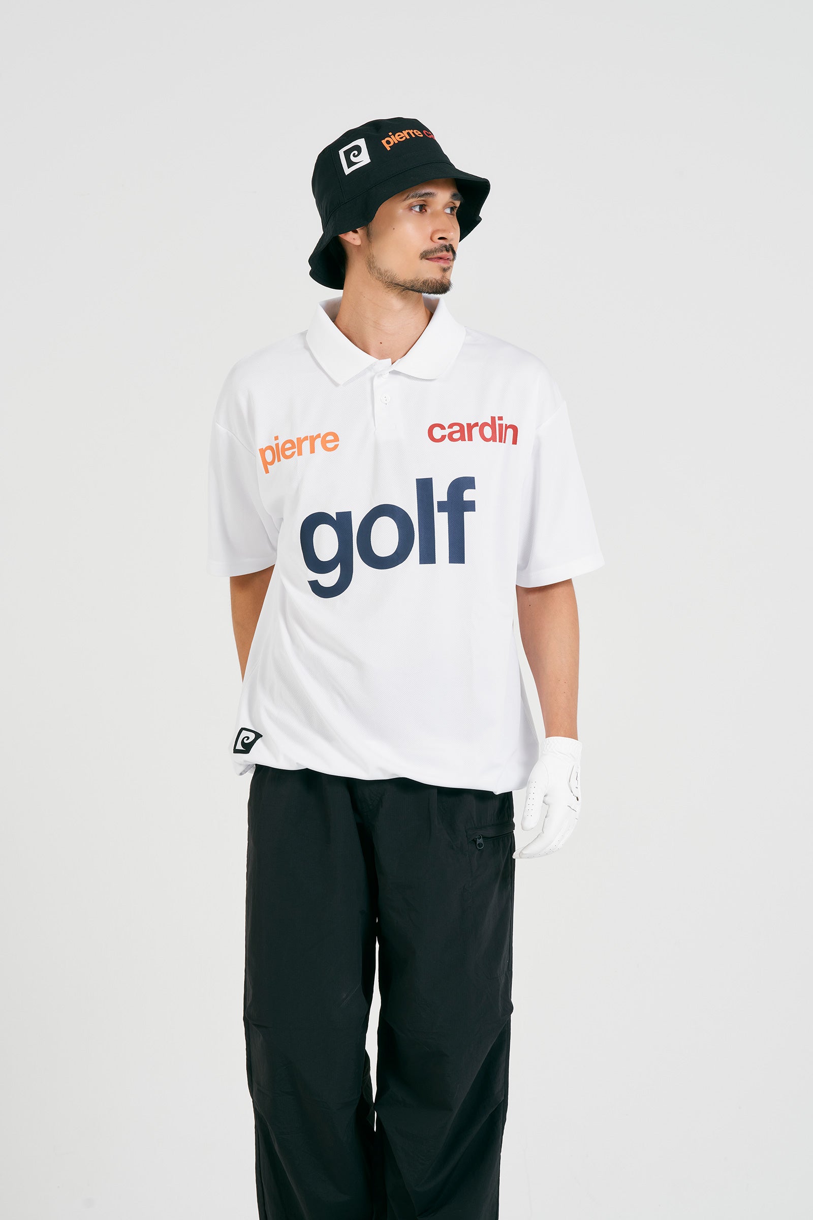 logodesign short sleeve polo | WHITE × MULTI – 株式会社RAINBOW