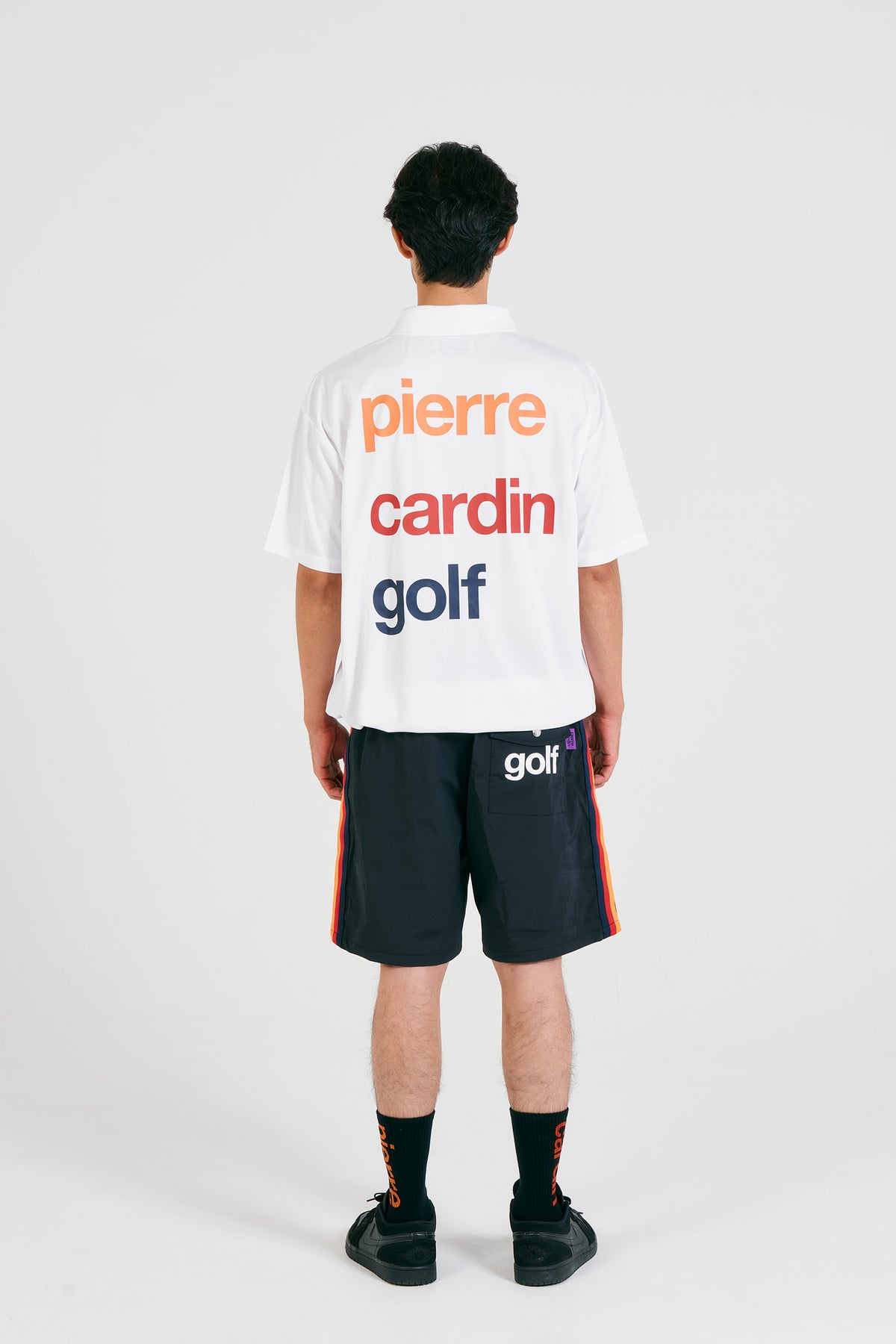 pierre cardin golf logodesign short sleeve polo | WHITE × MULTI