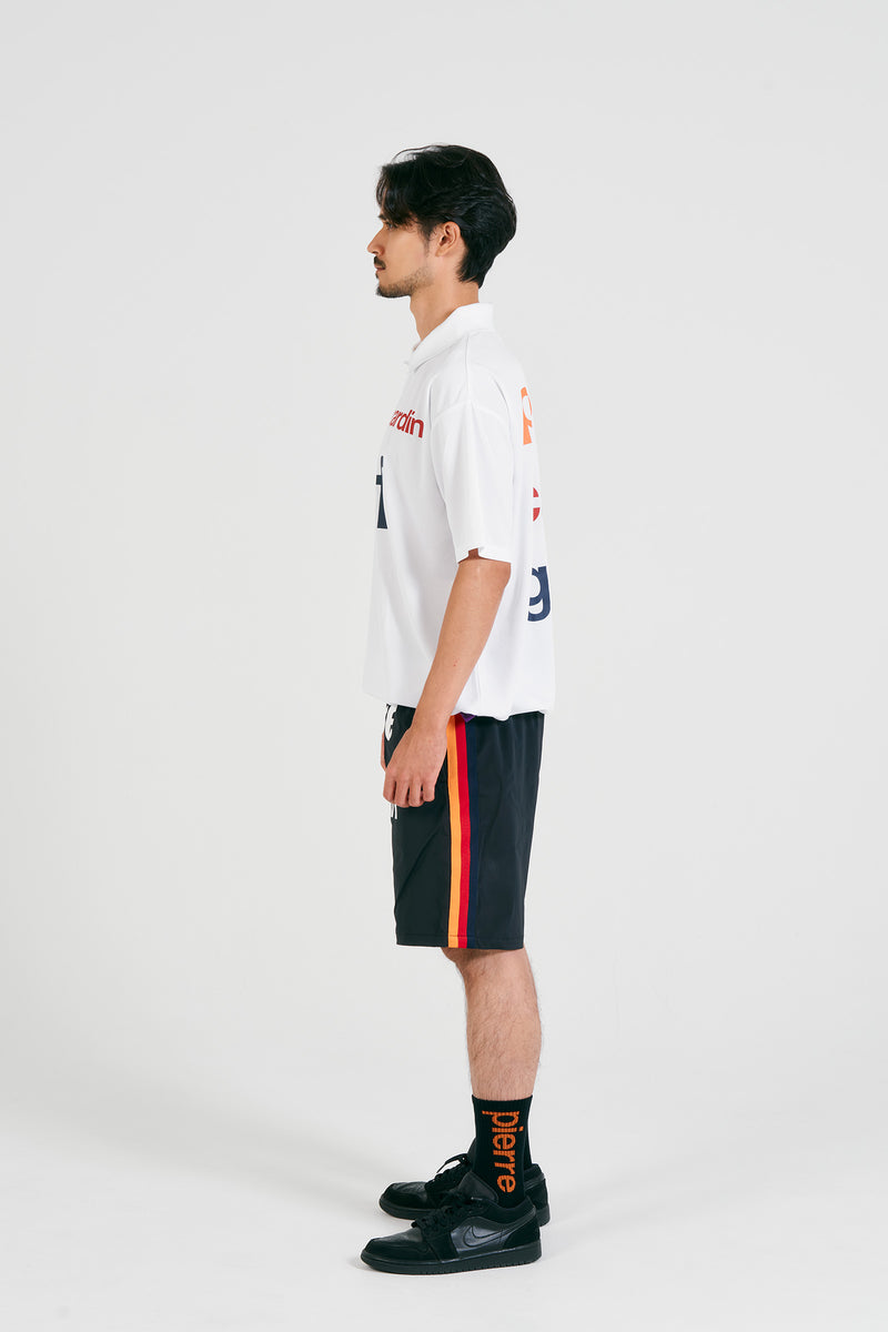 pierre cardin golf logodesign short sleeve polo | WHITE × MULTI