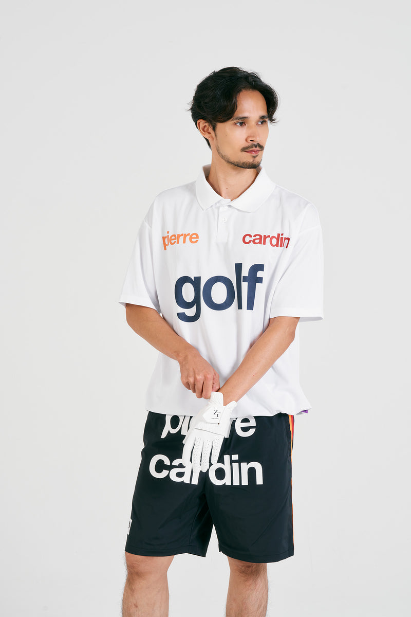pierre cardin golf logodesign short sleeve polo | WHITE × MULTI