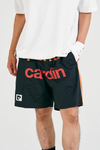 logodesign short pants | BLACK × MULTI