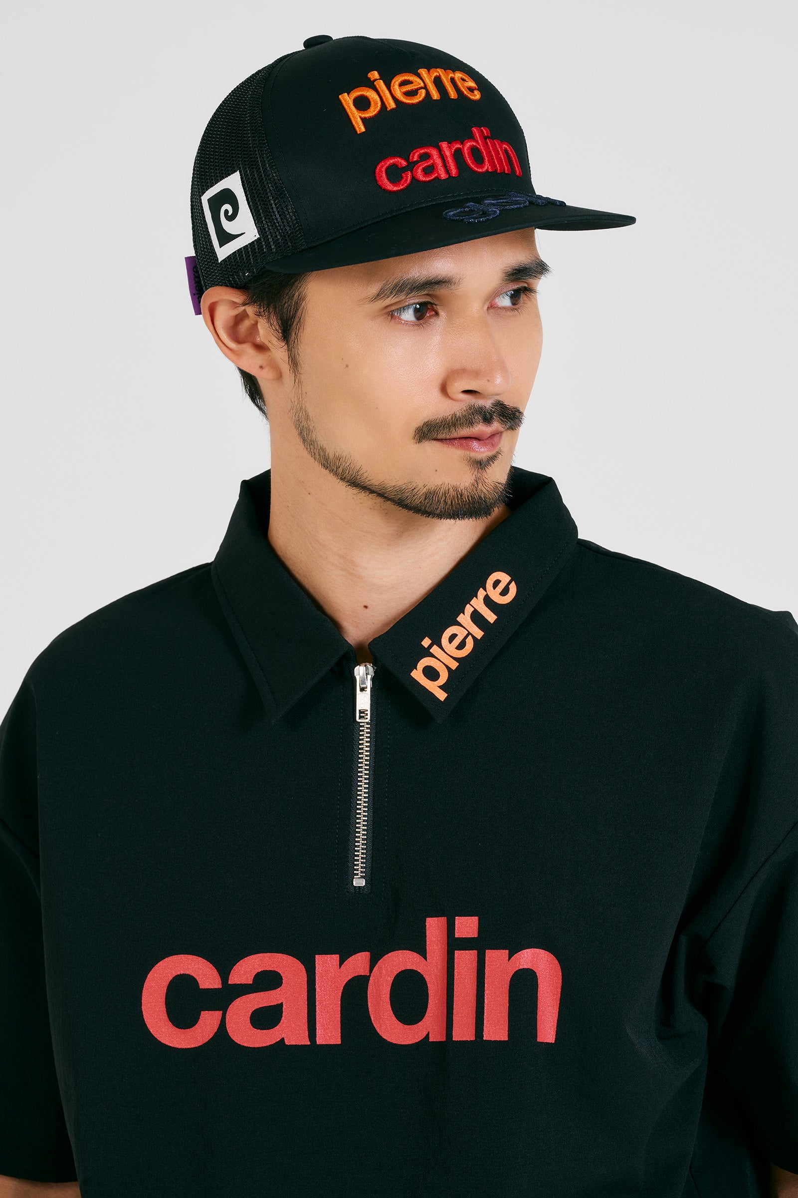 logodesign cap | BLACK × MULTI