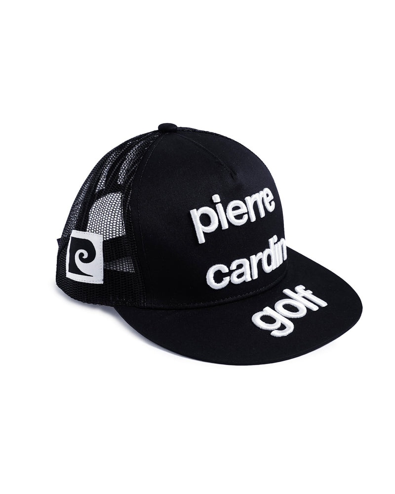 pierre cardin golf logodesign cap | BLACK × WHITE