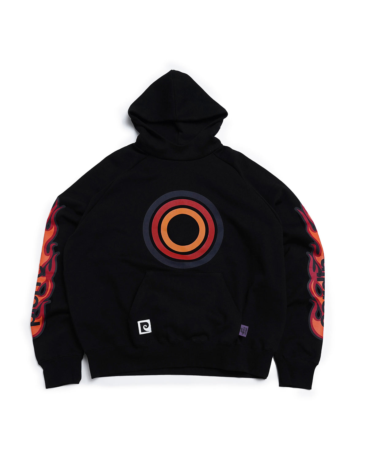pierre cardin golf logodesign fire hoodie | BLACK