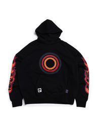 logodesign fire hoodie | BLACK