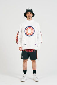 logodesign fire hoodie | WHITE