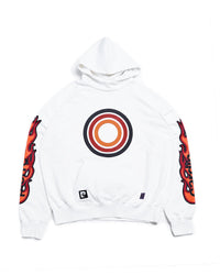 logodesign fire hoodie | WHITE