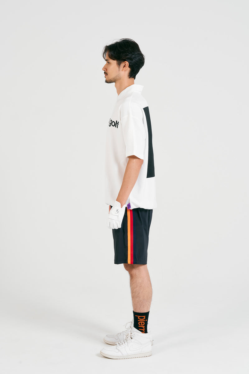 pierre cardin golf P logo short sleeve polo | WHITE