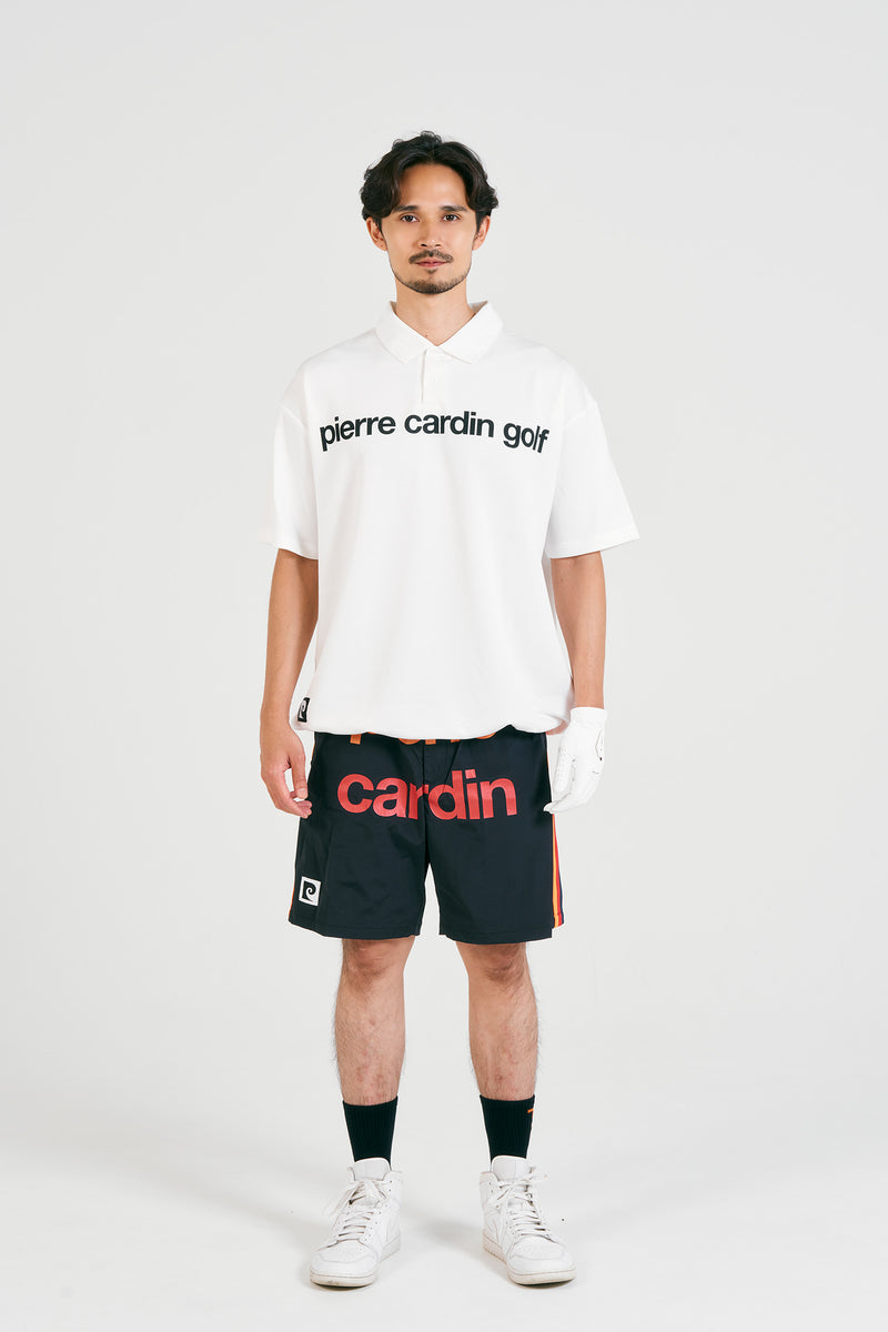 pierre cardin golf P logo short sleeve polo | WHITE