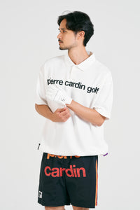 P logo short sleeve polo | WHITE