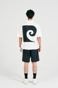 P logo short sleeve polo | WHITE
