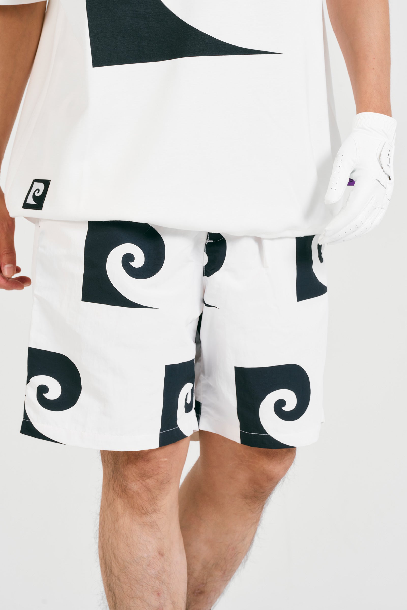 pierre cardin golf P logo shortpants | WHITE