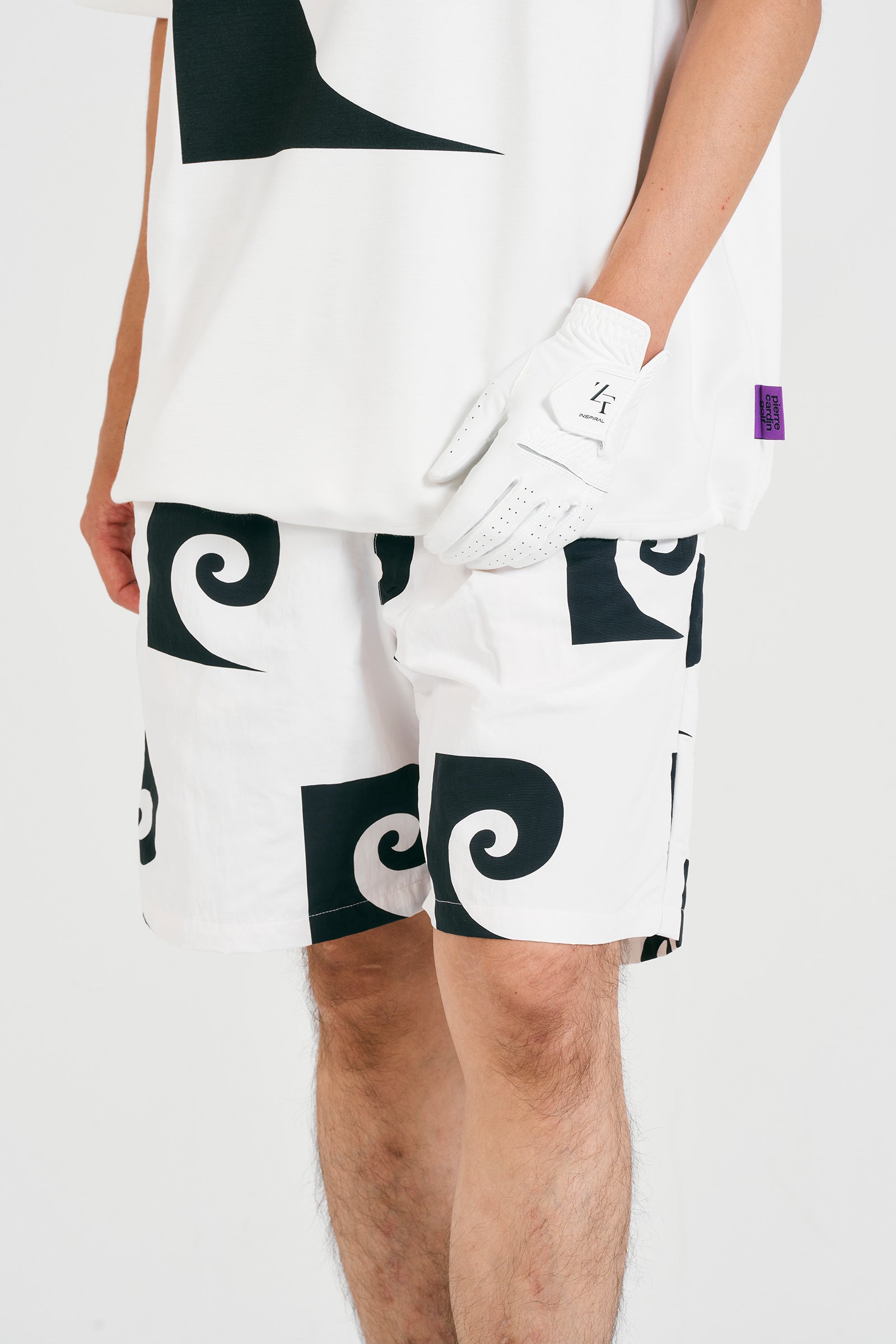 pierre cardin golf P logo shortpants | WHITE