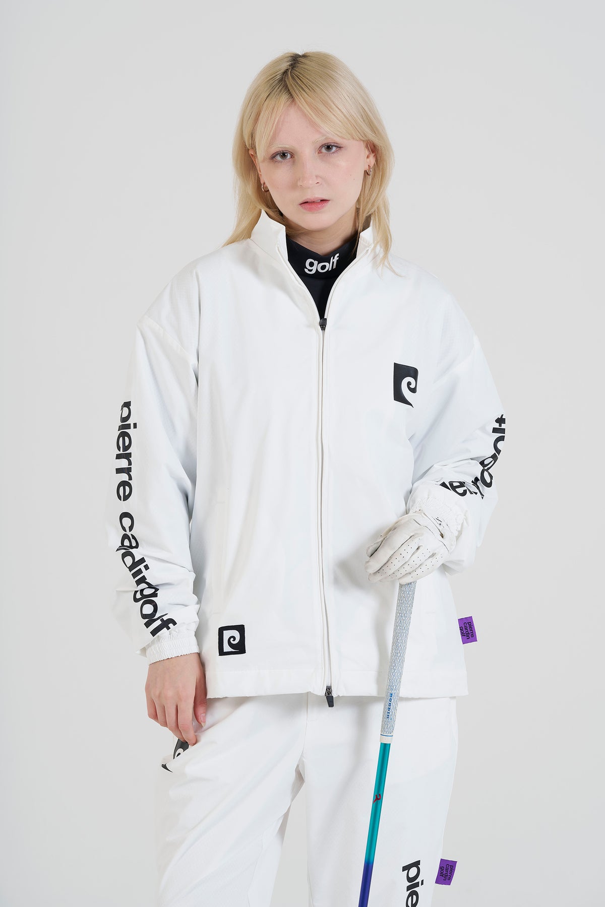 zipup blouson | WHITE