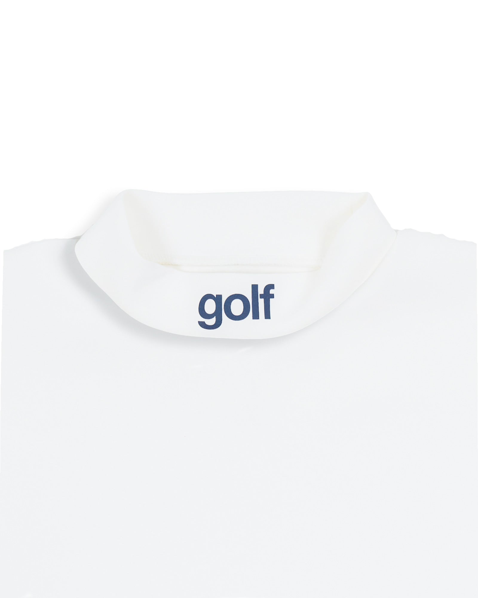 pierre cardin golf P logo  longsleeve mock neck | WHITE × MULTI