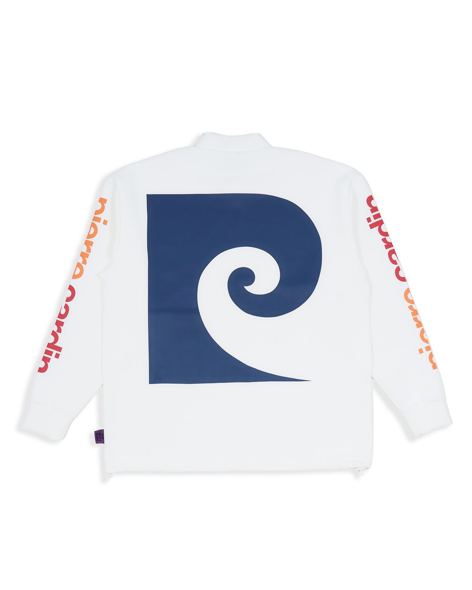 P logo longsleeve mock neck | WHITE × MULTI – 株式会社RAINBOW