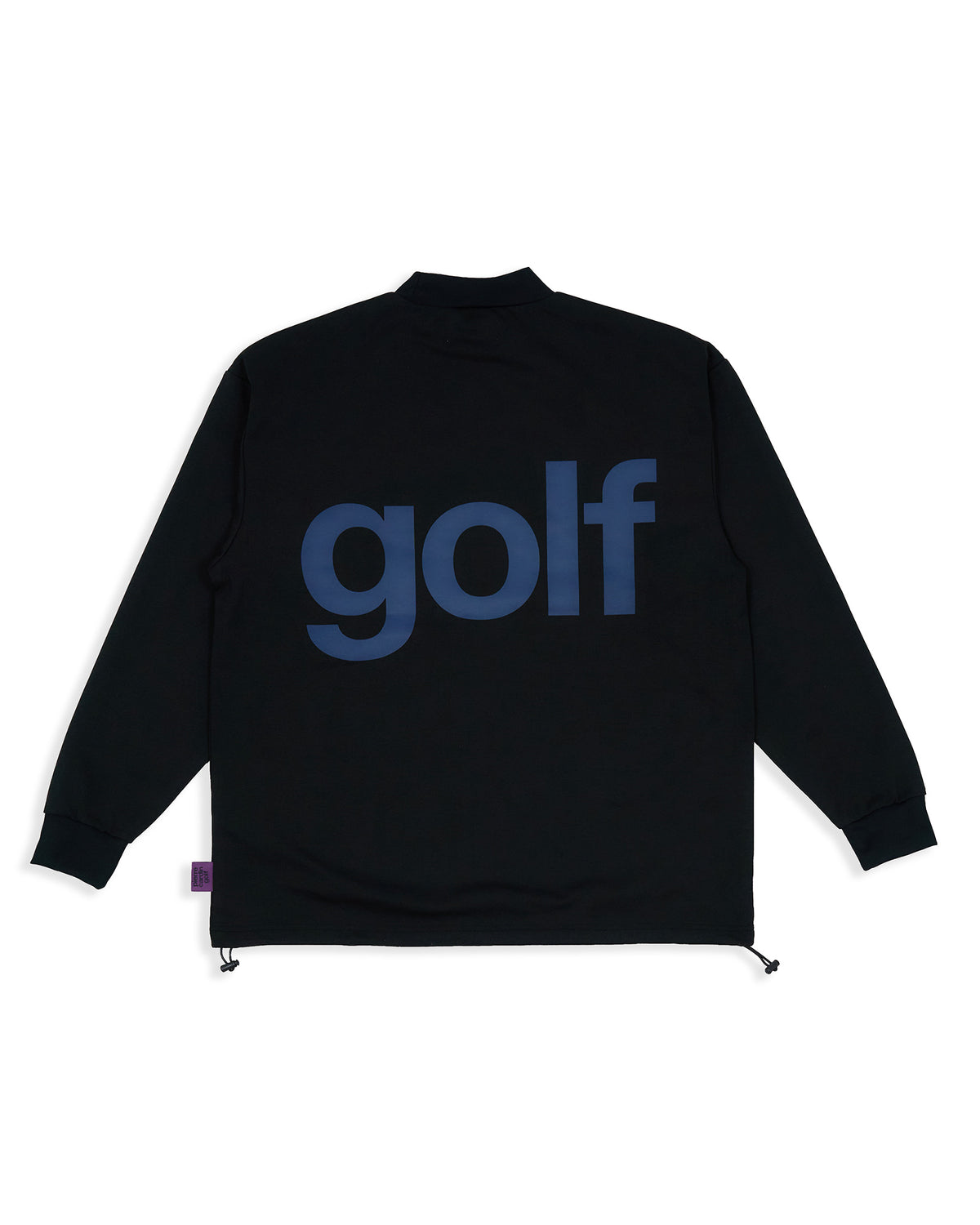 longsleeve mock neck | BLACK × MULTI