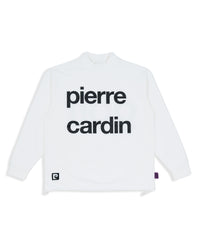 pierre cardin golf  longsleeve mock neck | WHITE × BLACK