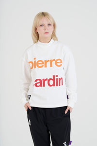 pierre cardin golf  longsleeve mock neck | WHITE × MULTI