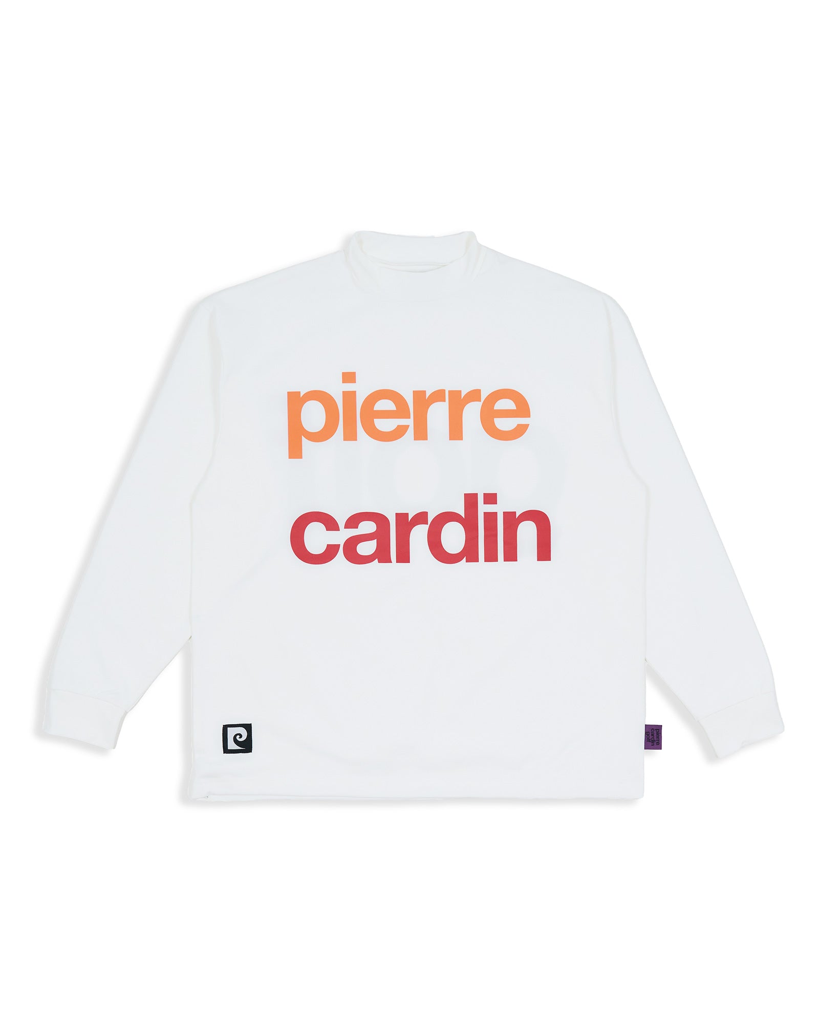 pierre cardin golf  longsleeve mock neck | WHITE × MULTI