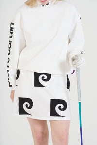 pierre cardin golf P logo skirt | WHITE