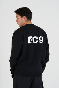 P logo sweat |BLACK