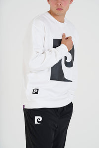 P logo sweat | WHITE