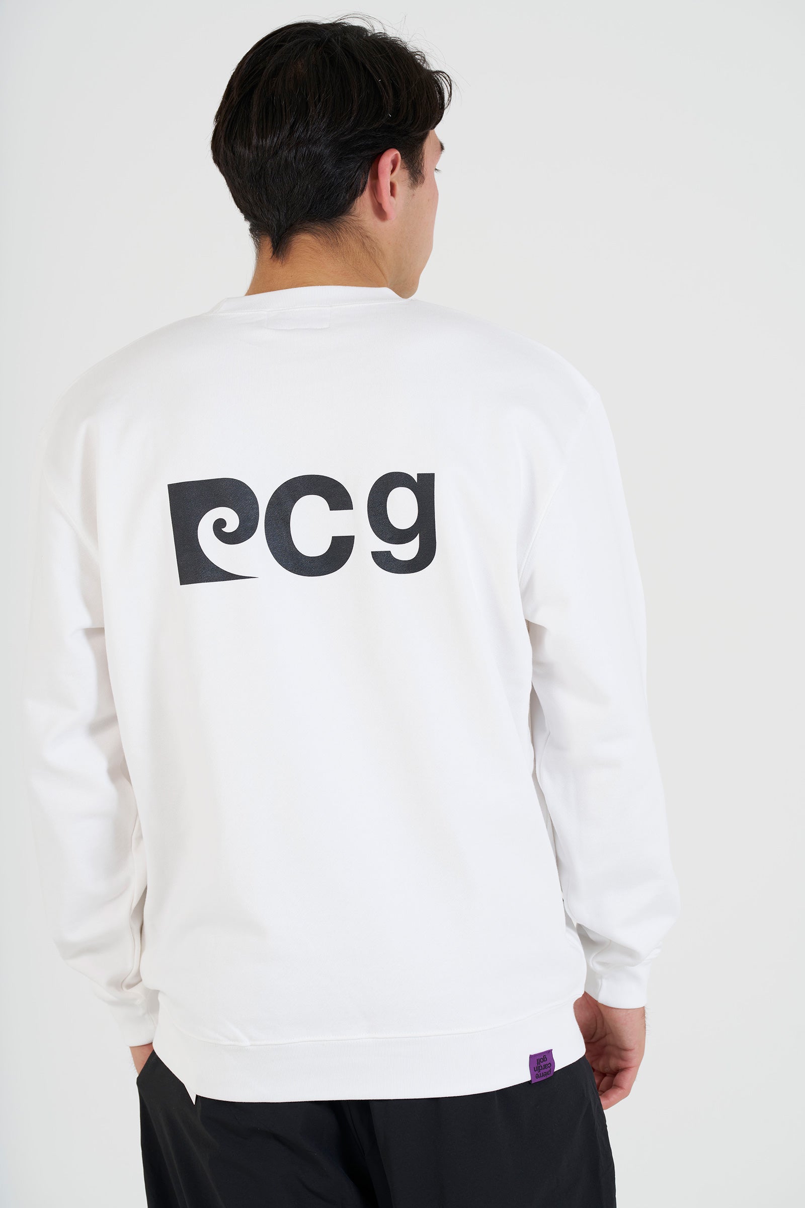 P logo sweat | WHITE