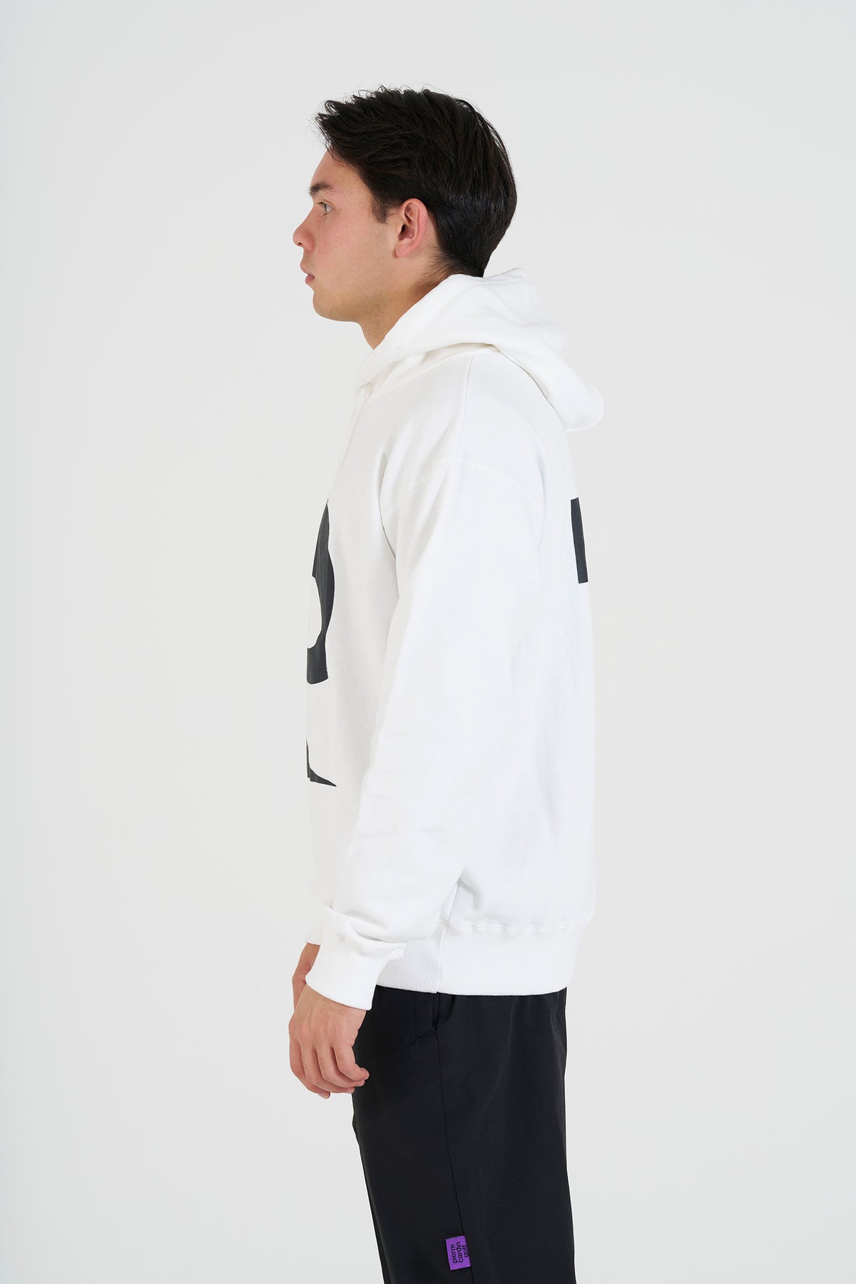 pierre cardin golf P logo hoodie | WHITE