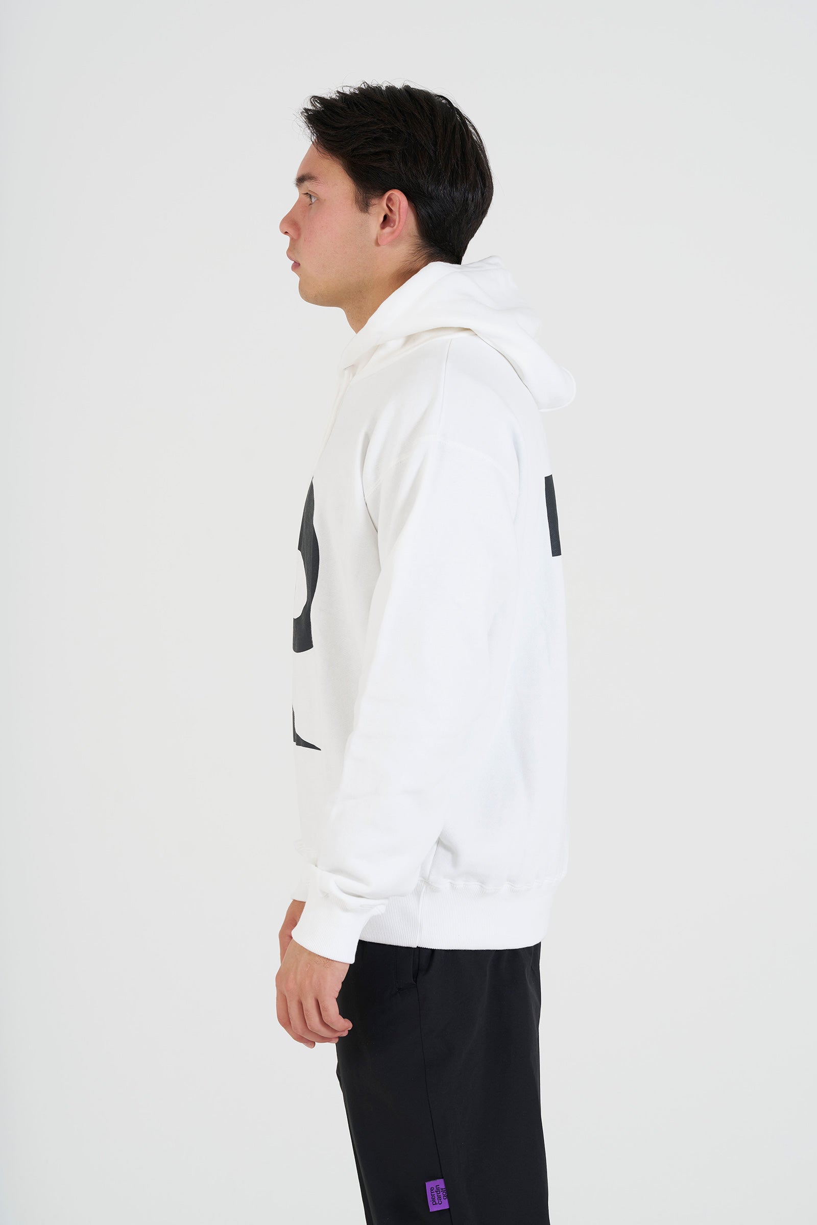 P logo hoodie | WHITE