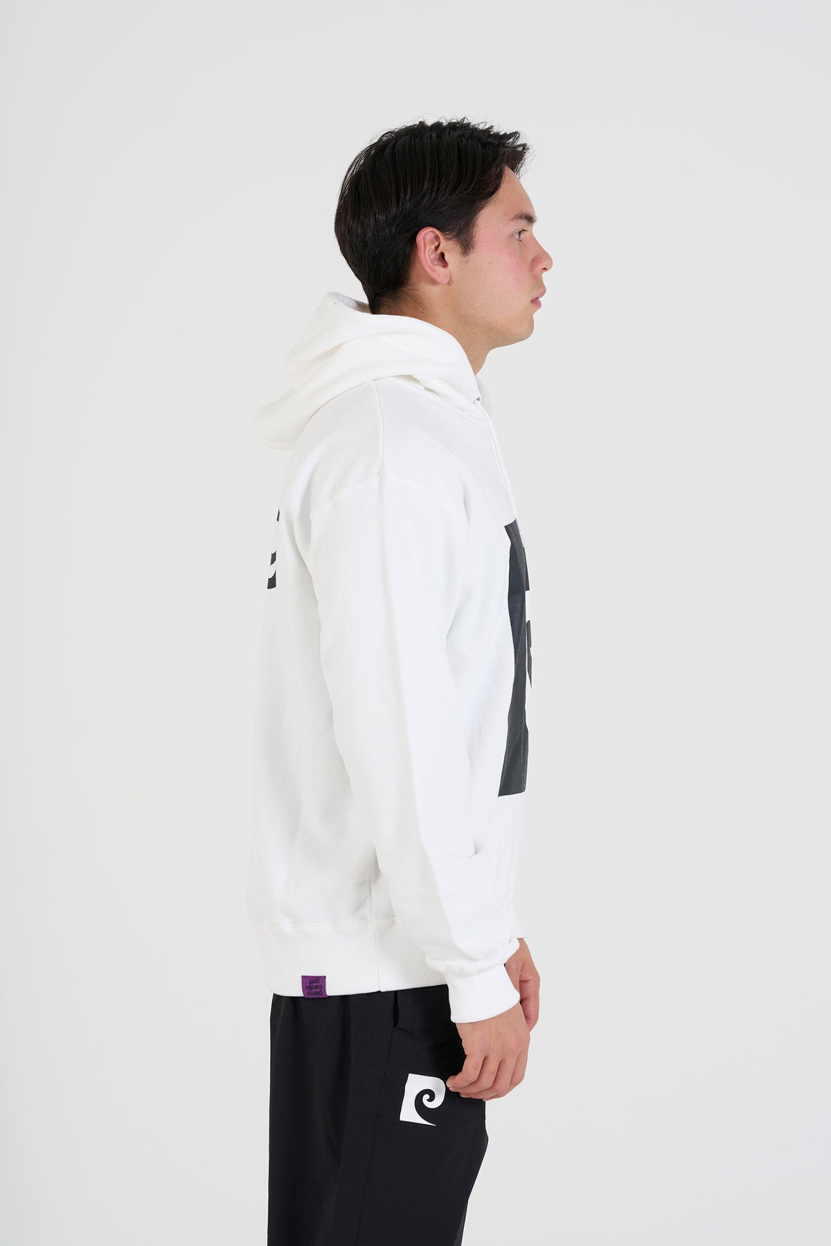 pierre cardin golf P logo hoodie | WHITE