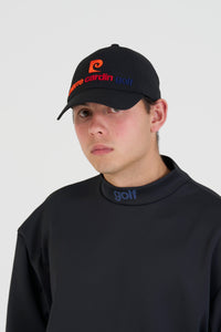 pierre cardin golf logodesign soft cap | BLACK × MULTI
