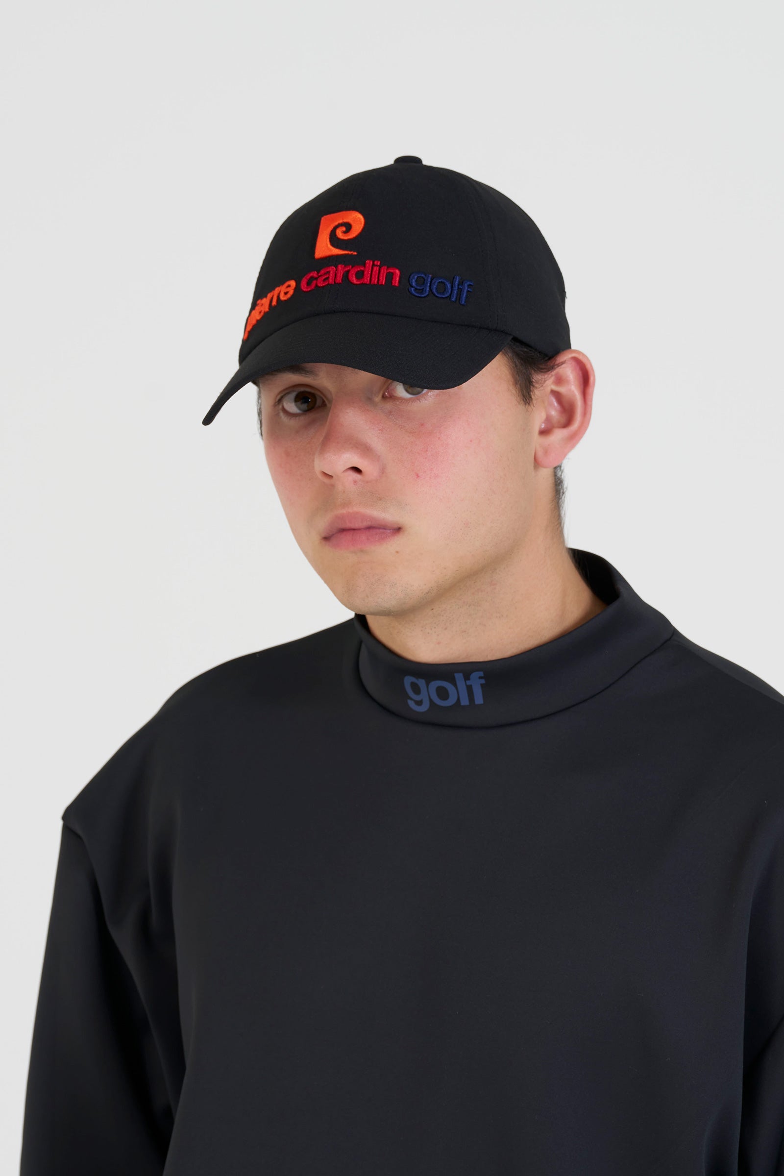 pierre cardin golf logodesign soft cap | BLACK × MULTI