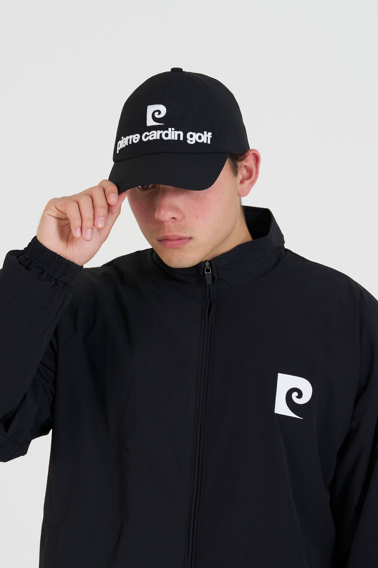 pierre cardin golf logodesign soft cap | BLACK × WHITE