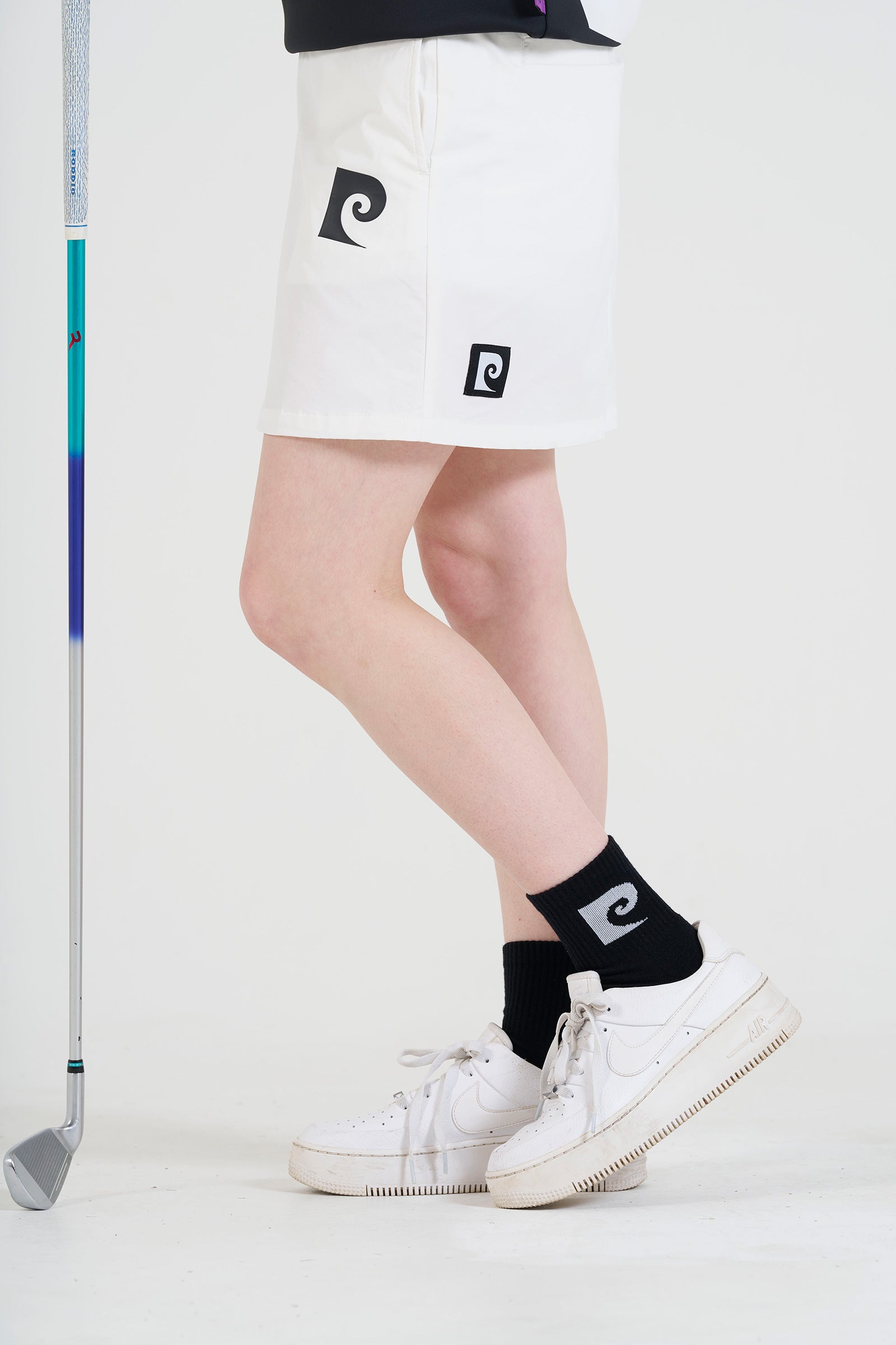 pierre cardin golf Plogo design short sox | BLACK